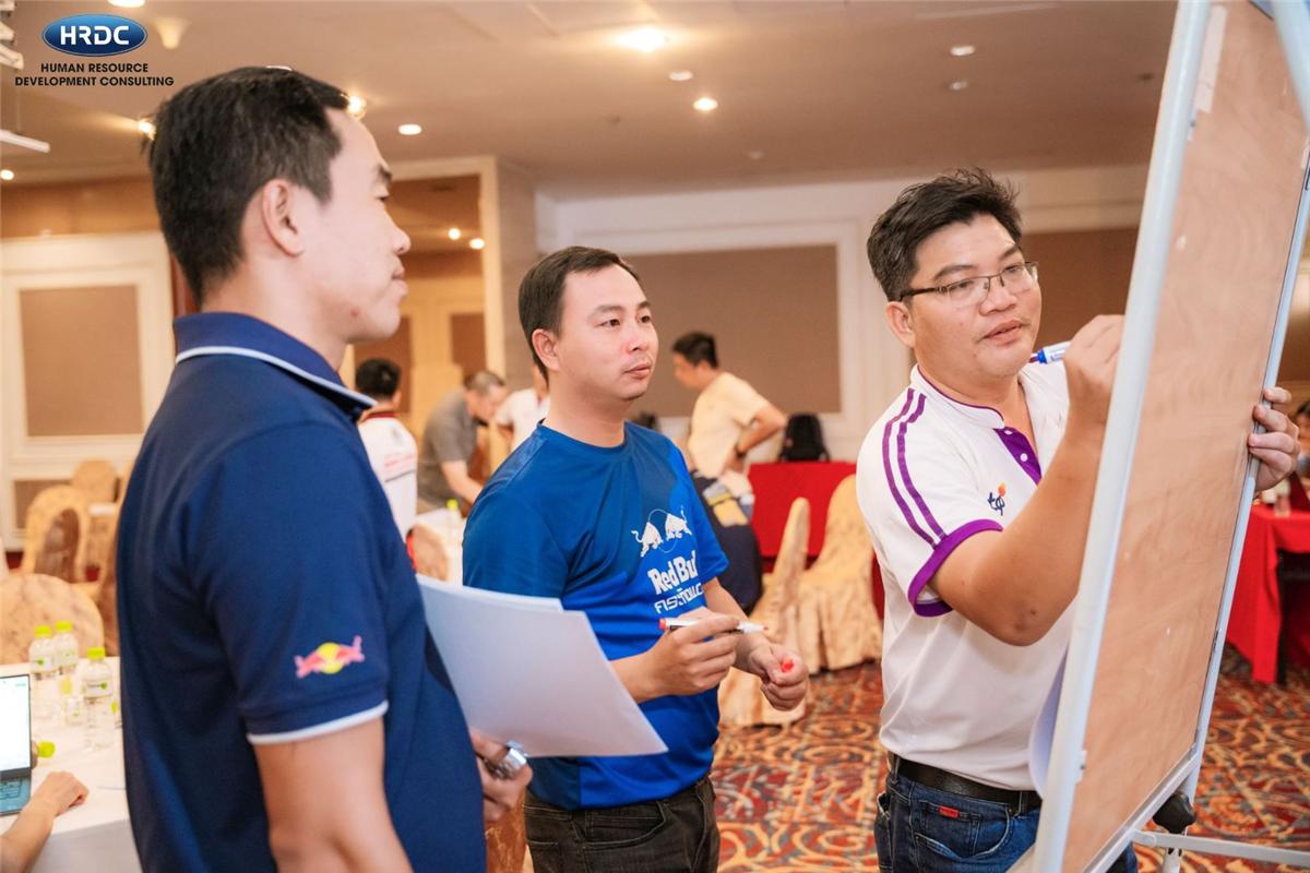 Học viên cùng ghi chép và hoàn thiện nội dung trên bảng